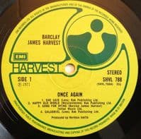 BARCLAY JAMES HARVEST Once Again Vinyl Record LP Harvest